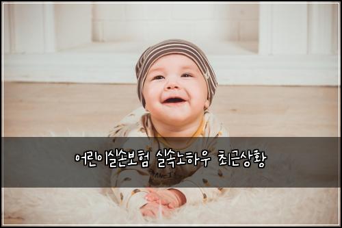어린이실손보험 실속노하우  최근상황