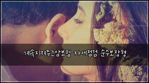 계속지켜주는암보험 자세점검  순수보장형