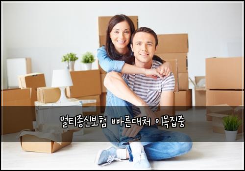 멀티종신보험 빠른대처  이목집중