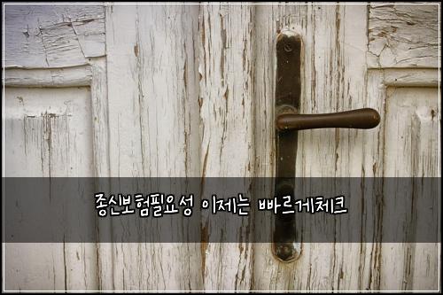 종신보험필요성 이제는 빠르게체크
