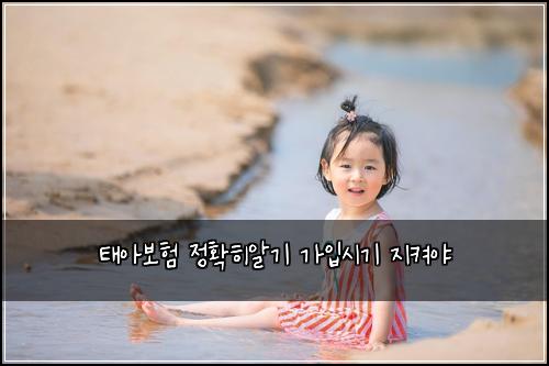 태아보험 정확히알기  가입시기 지켜야