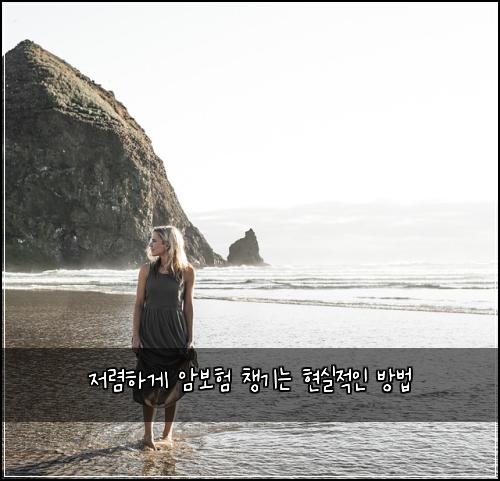 저렴하게 암보험 챙기는 현실적인 방법