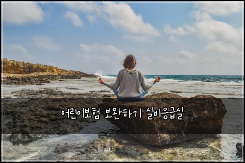 어린이보험 보완하기  실비응급실