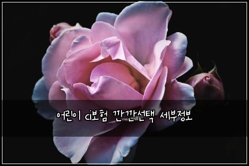 어린이 ci보험 깐깐선택  세부정보