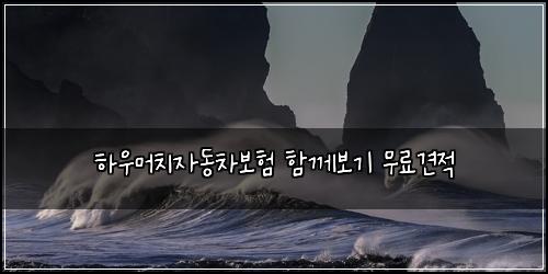 ํ์ฐ๋จธ์น์๋์ฐจ๋ณดํ ํจ๊ป๋ณด๊ธฐ ๋ฌด๋ฃ๊ฒฌ์ 