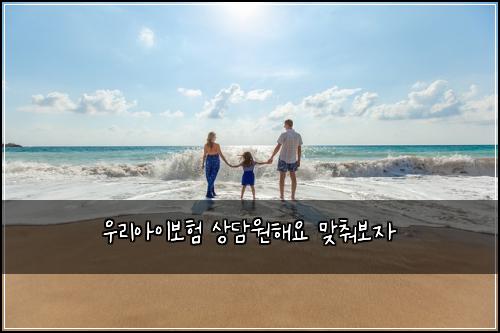 ์ฐ๋ฆฌ์์ด๋ณดํ ์๋ด์ํด์ ๋ง์ถฐ๋ณด์