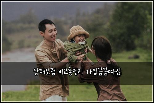 상해보험 비교총정리  가입꼼꼼따짐