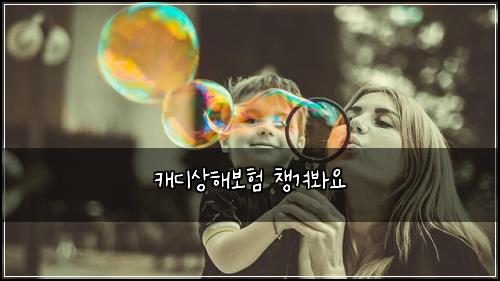 캐디상해보험 챙겨봐요 