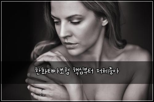 한화태아보험 핵심부터  저체중아