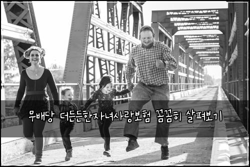 무배당 더든든한자녀사랑보험 꼼꼼히 살펴보기