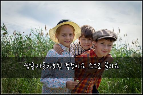 μμ©μλ차보ν κ±±μ λ§μ μ€μ€λ‘ 골λΌμ