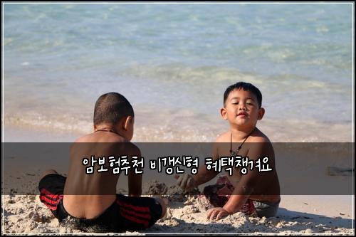 암보험추천 비갱신형 혜택챙겨요