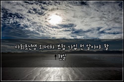 사회초년생 외제차 보험 가입 전 알아야 할 현실