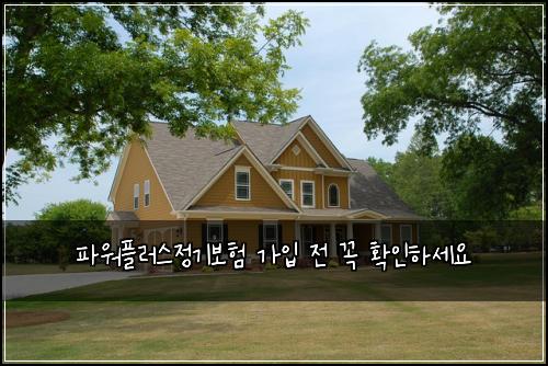파워플러스정기보험 가입 전 꼭 확인하세요