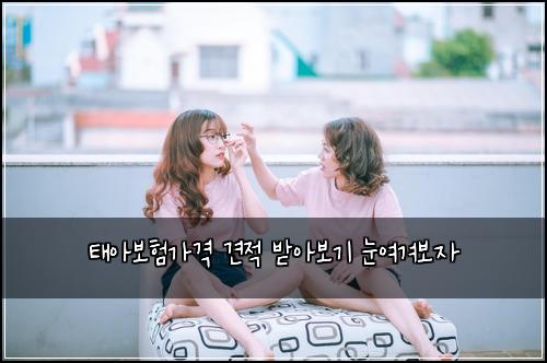 태아보험가격 견적 받아보기 눈여겨보자