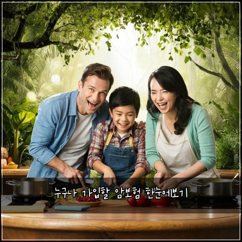 누구나 가입할 암보험 한눈에보기 
