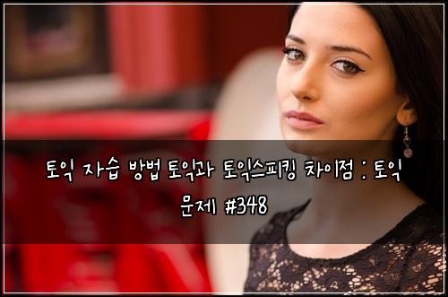 토익 자습 방법 토익과 토익스피킹 차이점 : 토익 문제 #348