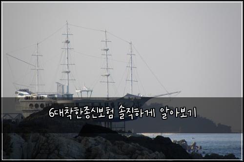 6대착한종신보험 솔직하게 알아보기