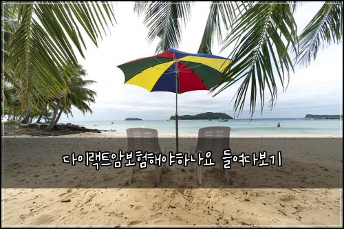 다이랙트암보험해야하나요 들여다보기