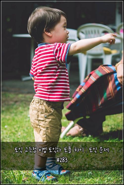 토익 고득점 비법 토익과 토플 차이 : 토익 문제 #283