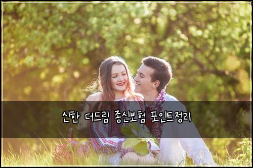 ์ ํ ๋๋๋ฆผ ์ข
์ ๋ณดํ ํฌ์ธํธ์ ๋ฆฌ