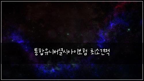ํตํฉ์ ๋๋ฒ์
์์์ด๋ณดํ ์ต์๊ฒฌ์ 