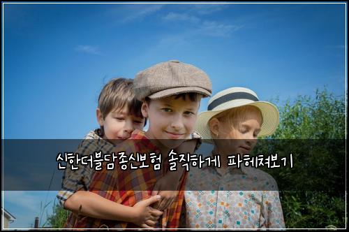 신한더블담종신보험 솔직하게 파헤쳐보기