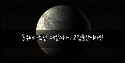 ๋๋ถํ์๋ณดํ ์ ์ผ์ธ๊ฒ ๊ณ ๋ น์ถ์ฐ์ด๋ผ๋ฉด