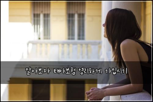 알아보자 태아보험 영리하게  가입시기