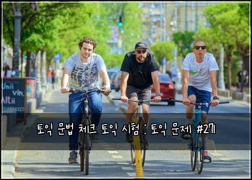 토익 문법 체크 토익 시험 : 토익 문제 #271