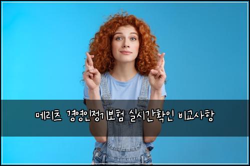 ๋ฉ๋ฆฌ์ธ ๊ฒฝ์์ธ์ ๊ธฐ๋ณดํ ์ค์๊ฐํ์ธ ๋น๊ต์ฌํญ