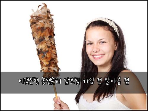 비갱신형 농협손해 암보험 가입 전 알아볼 점