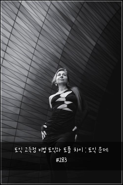 토익 고득점 비법 토익과 토플 차이 : 토익 문제 #283