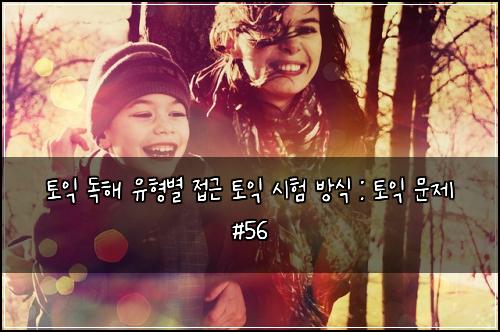 토익 독해 유형별 접근 토익 시험 방식 : 토익 문제 #56