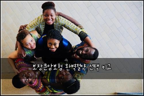 보장큰암보험 완벽절약  선택 비교