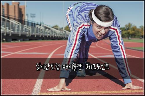 실비암보험 대비플랜  체크포인트