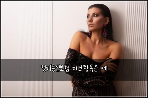정기종신보험 체크항목은  에