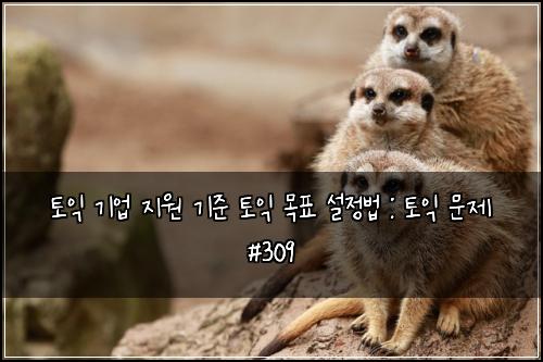 ํ ์ต ๊ธฐ์
์ง์ ๊ธฐ์ค ํ ์ต ๋ชฉํ ์ค์ ๋ฒ : ํ ์ต ๋ฌธ์ #309