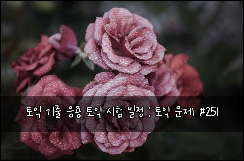 ํ ์ต ๊ธฐ์ถ ์์ฉ ํ ์ต ์ํ ์ผ์ : ํ ์ต ๋ฌธ์ #251