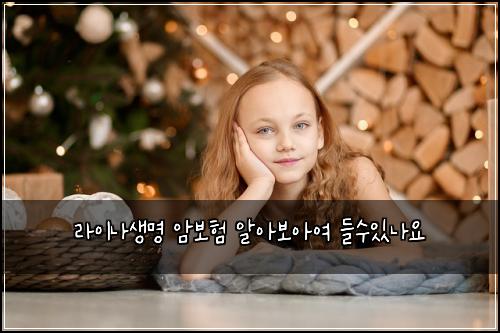 라이나생명 암보험 알아보아여  들수있나요
