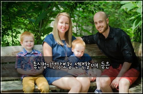 종신정기건강보험 선택할때  등은
