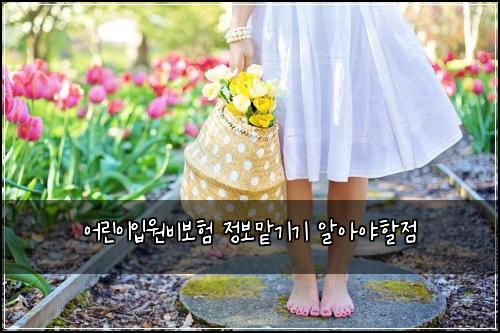 어린이입원비보험 정보맡기기  알아야할점