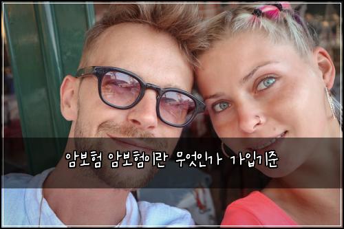 암보험 암보험이란 무엇인가 가입기준
