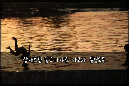 상해보험 알고가야죠  사고와 질병모두