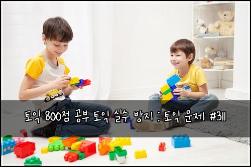 토익 800점 공부 토익 실수 방지 : 토익 문제 #311