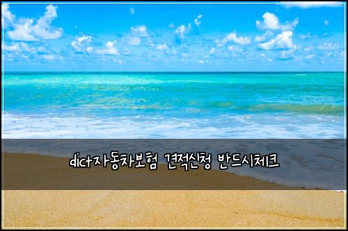 dict์๋์ฐจ๋ณดํ ๊ฒฌ์ ์ ์ฒญ ๋ฐ๋์์ฒดํฌ